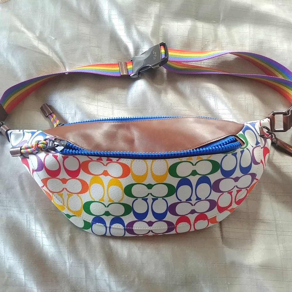Coach Rainbow Fanny Pack